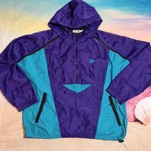 Nike Vintage Windbreaker Pullover Jacket Large
